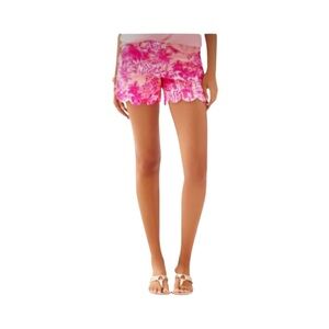 Lilly Pulitzer Womens Buttercup Short In Cheeky Melon Rule Breakers Size 4
